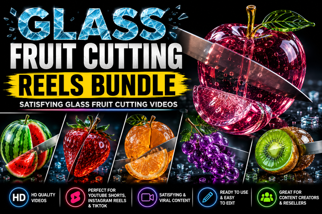 ππͺGLASS FRUIT CUTTING REEL Bundle