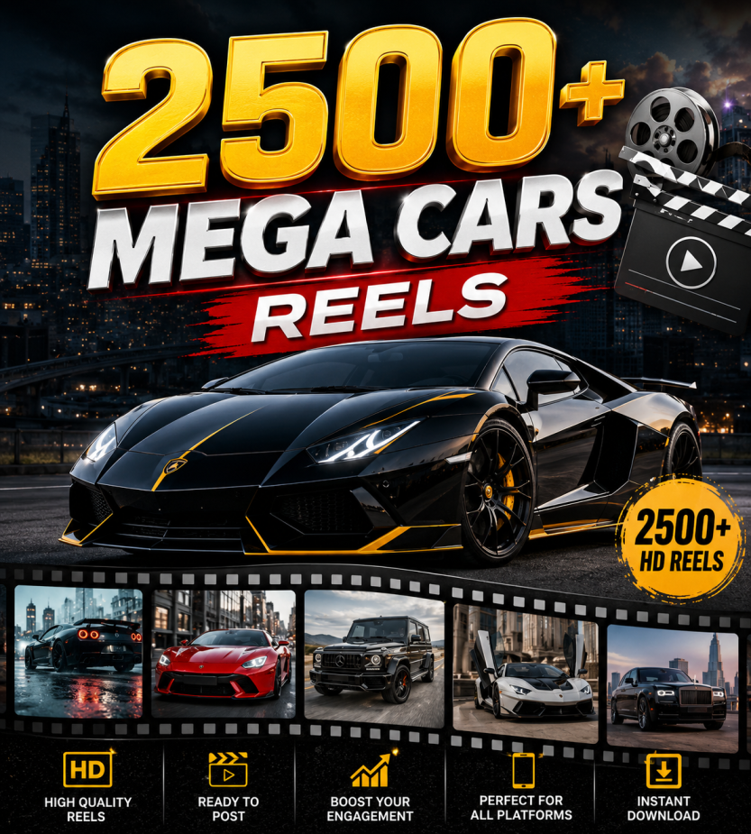 2500+ Mega Cars Reels