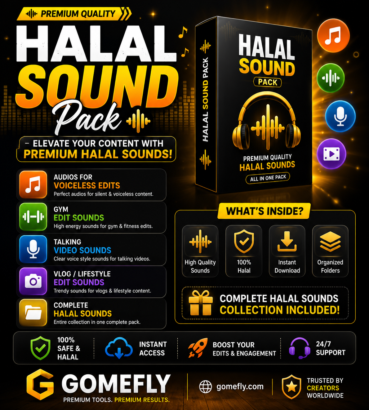 Islamic Sound Pack for Reels