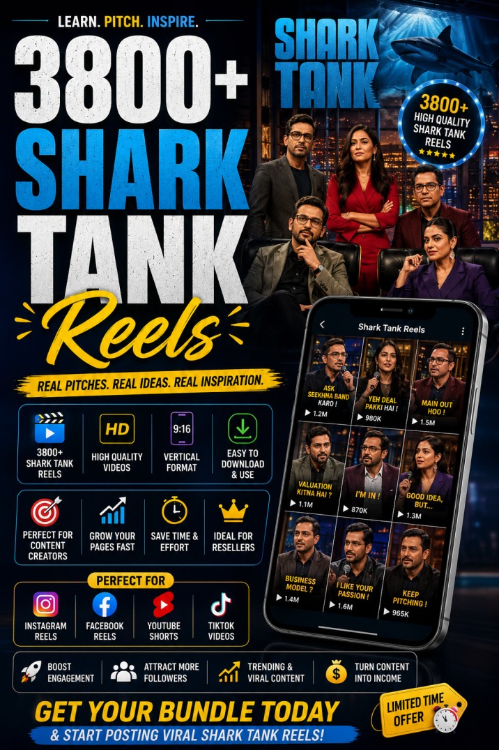 3800+ Shark Tank Reels Bundle