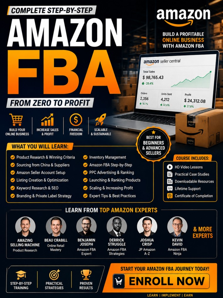 π Amazon FBA Complete Course π¦π°